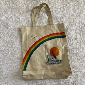Vintage Florida canvas tote